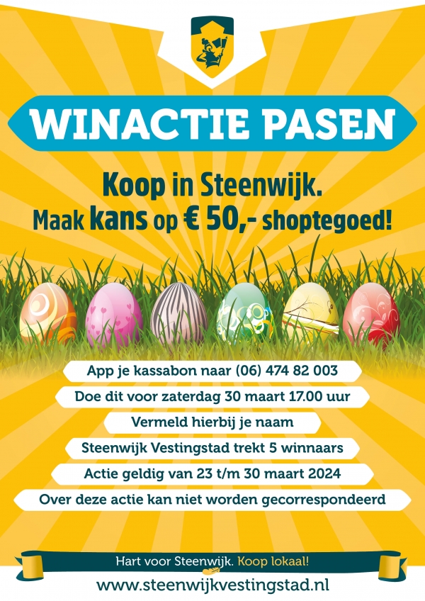 228981 Steenwijk Vestingstad Pasen Poster A4